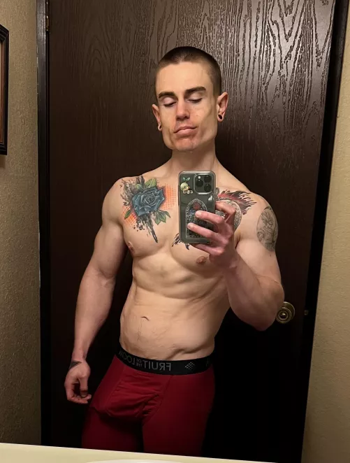 Are you gonna keep staring or help me get it hard?