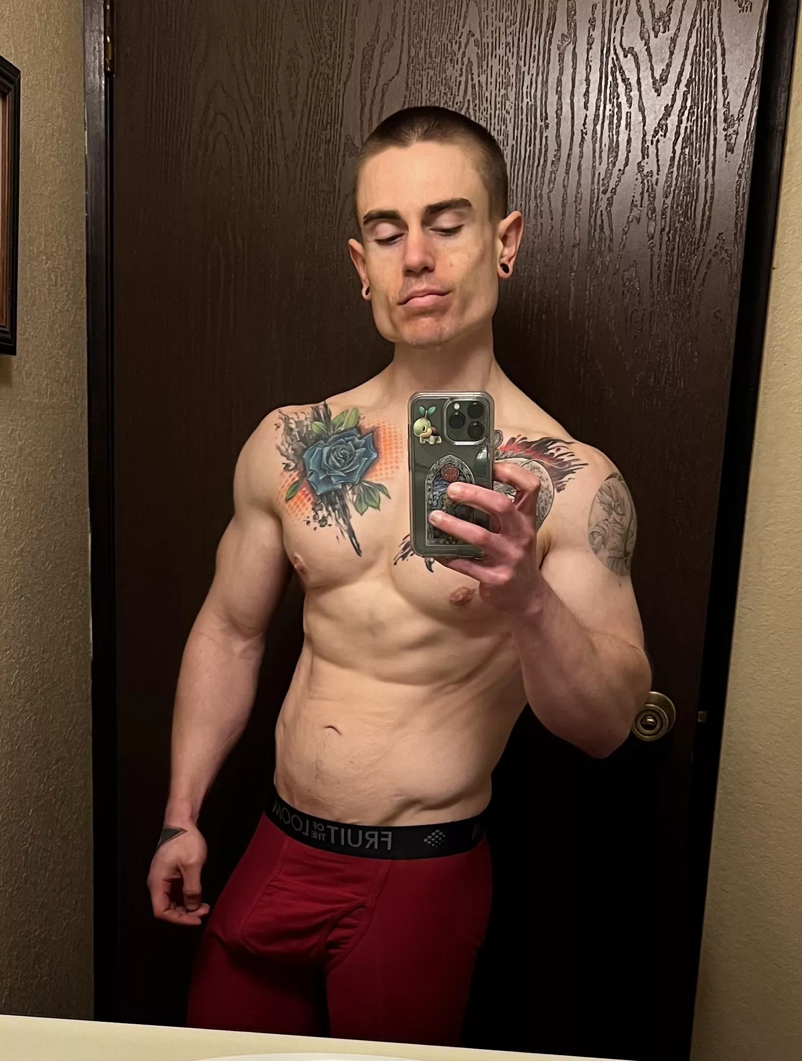 Are you gonna keep staring or help me get it hard?