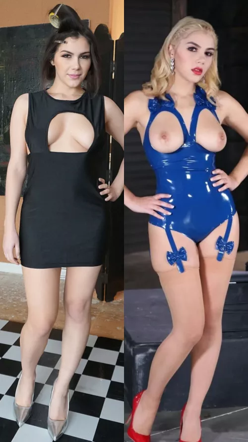 Blonde or Brunette Valentina?😍🤔