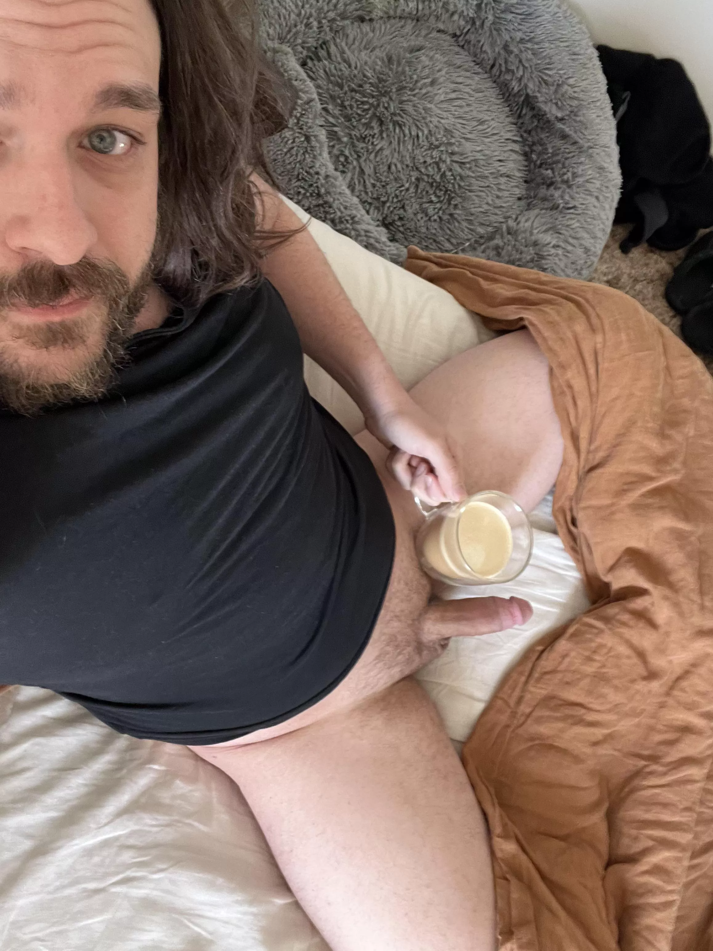 Coffee or cock. How are you starting your morning? [35]