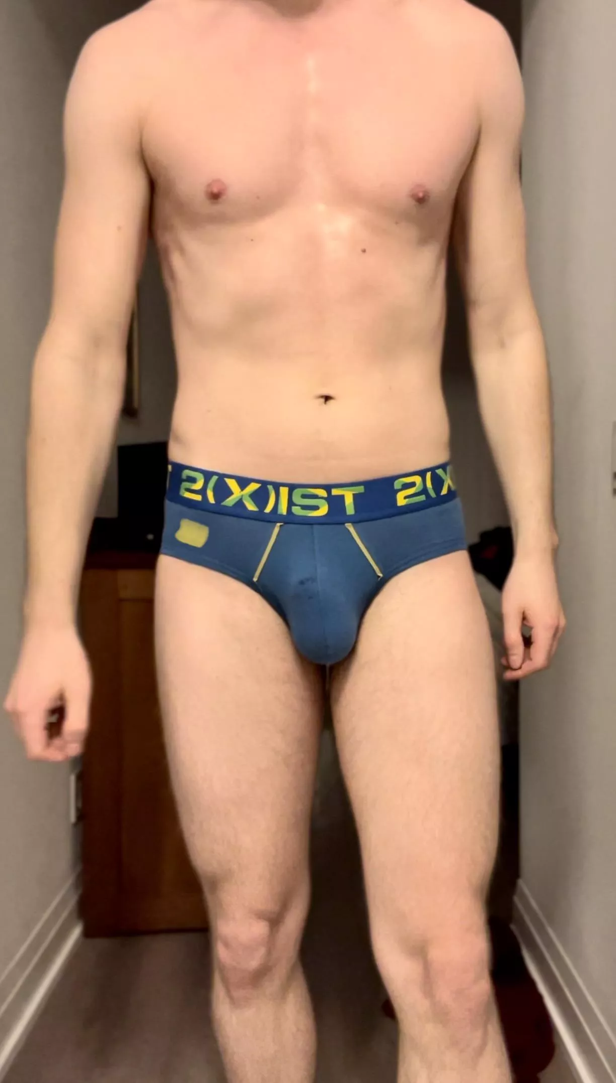 Come take these sweaty briefs off of me…