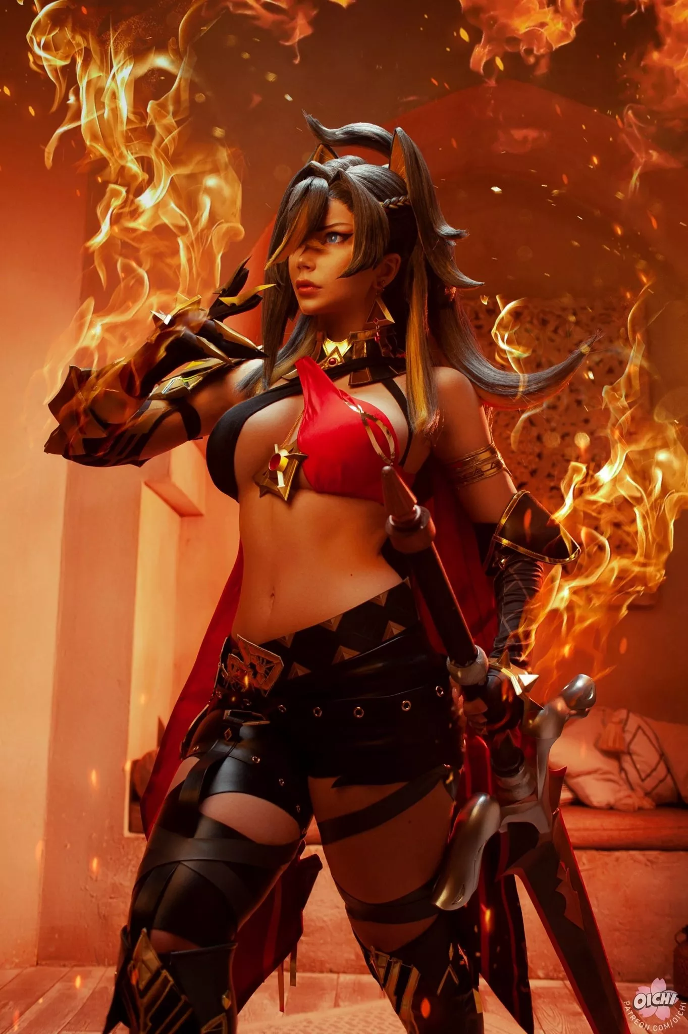 Dehya (Genshin Impact) by Oichi