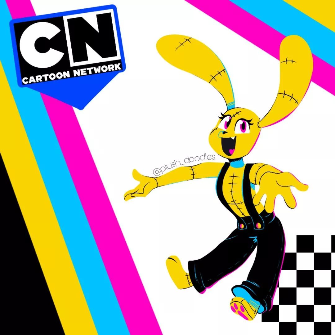 Drew my OC with Cartoon Network palette (from an old challenge)