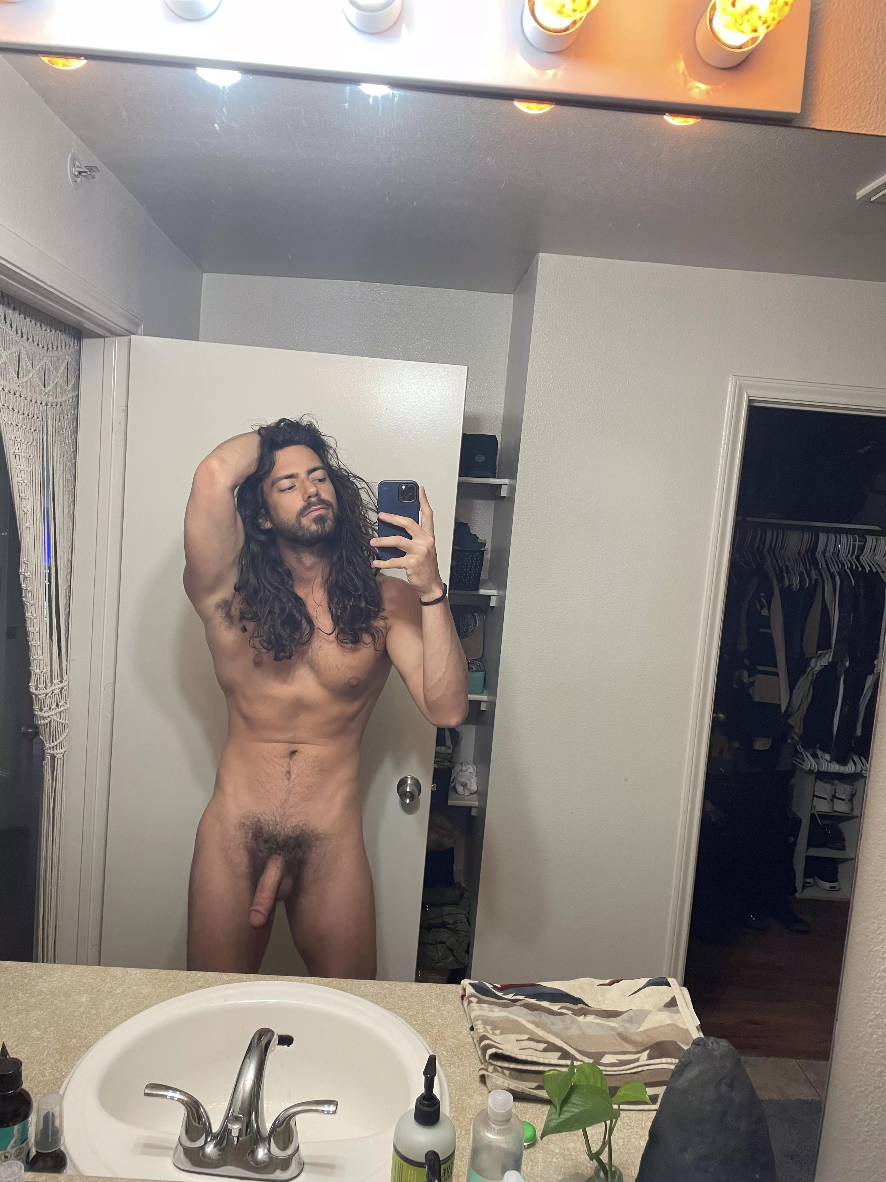 enjoying my tanned cock?