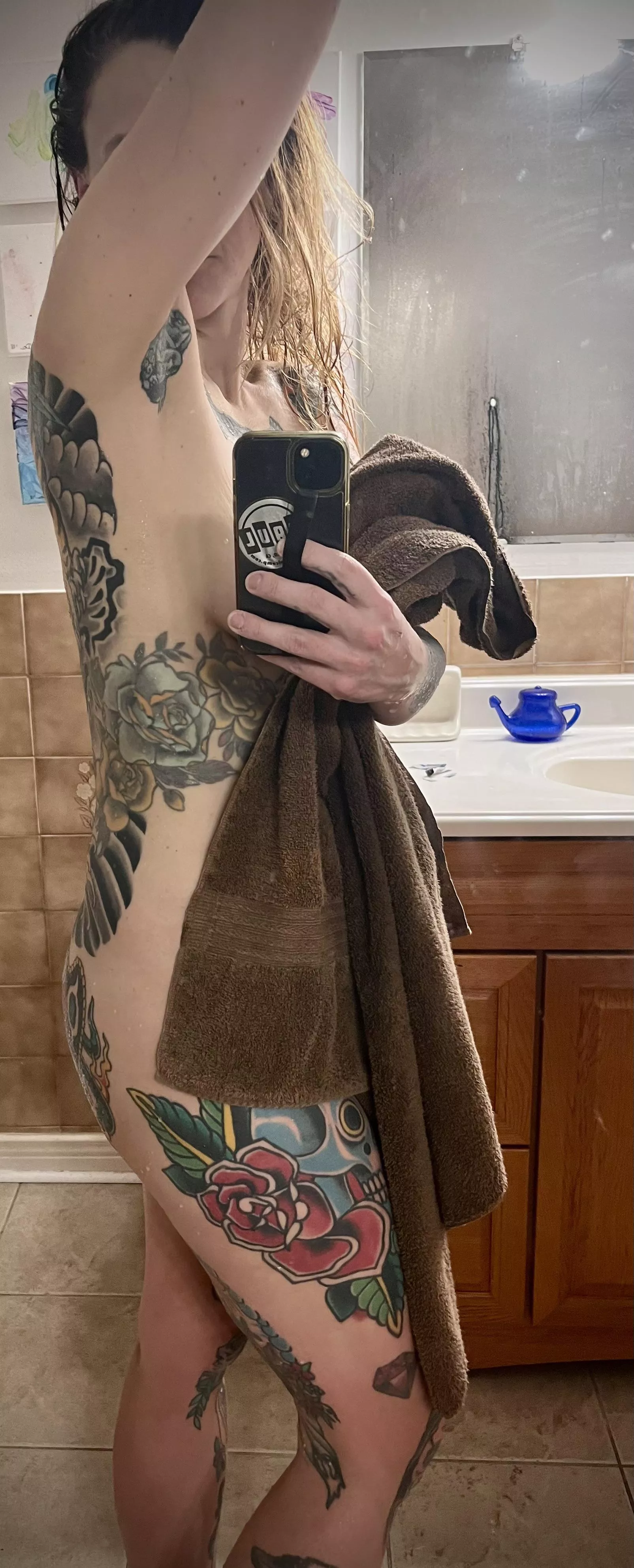 Fresh and clean. See my post shower routine.