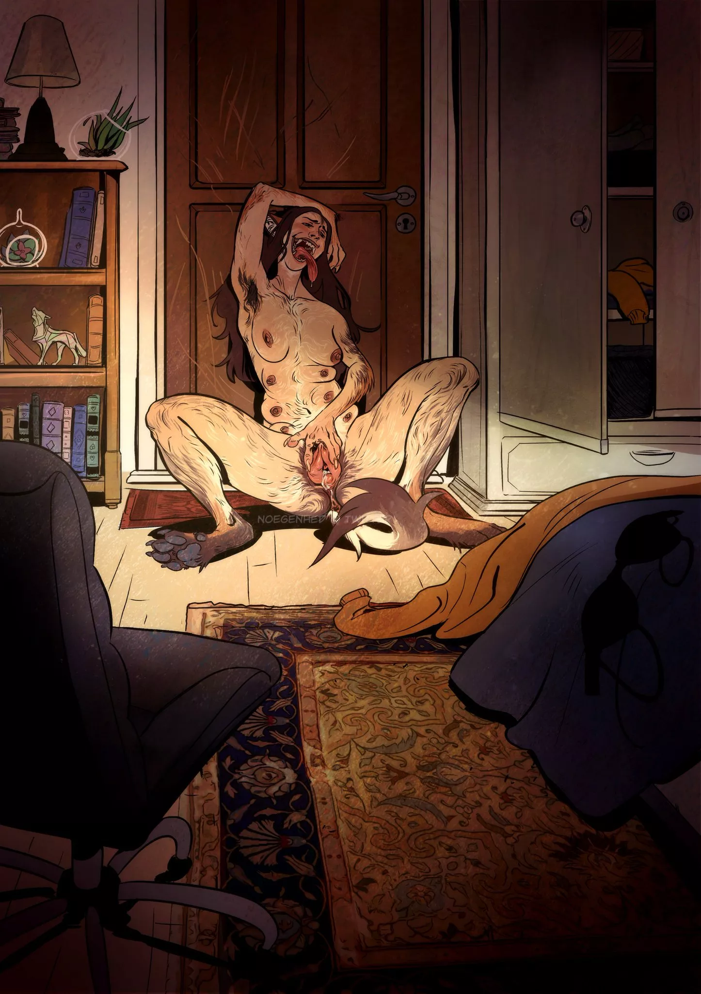 i howl for the day i get to mount you..