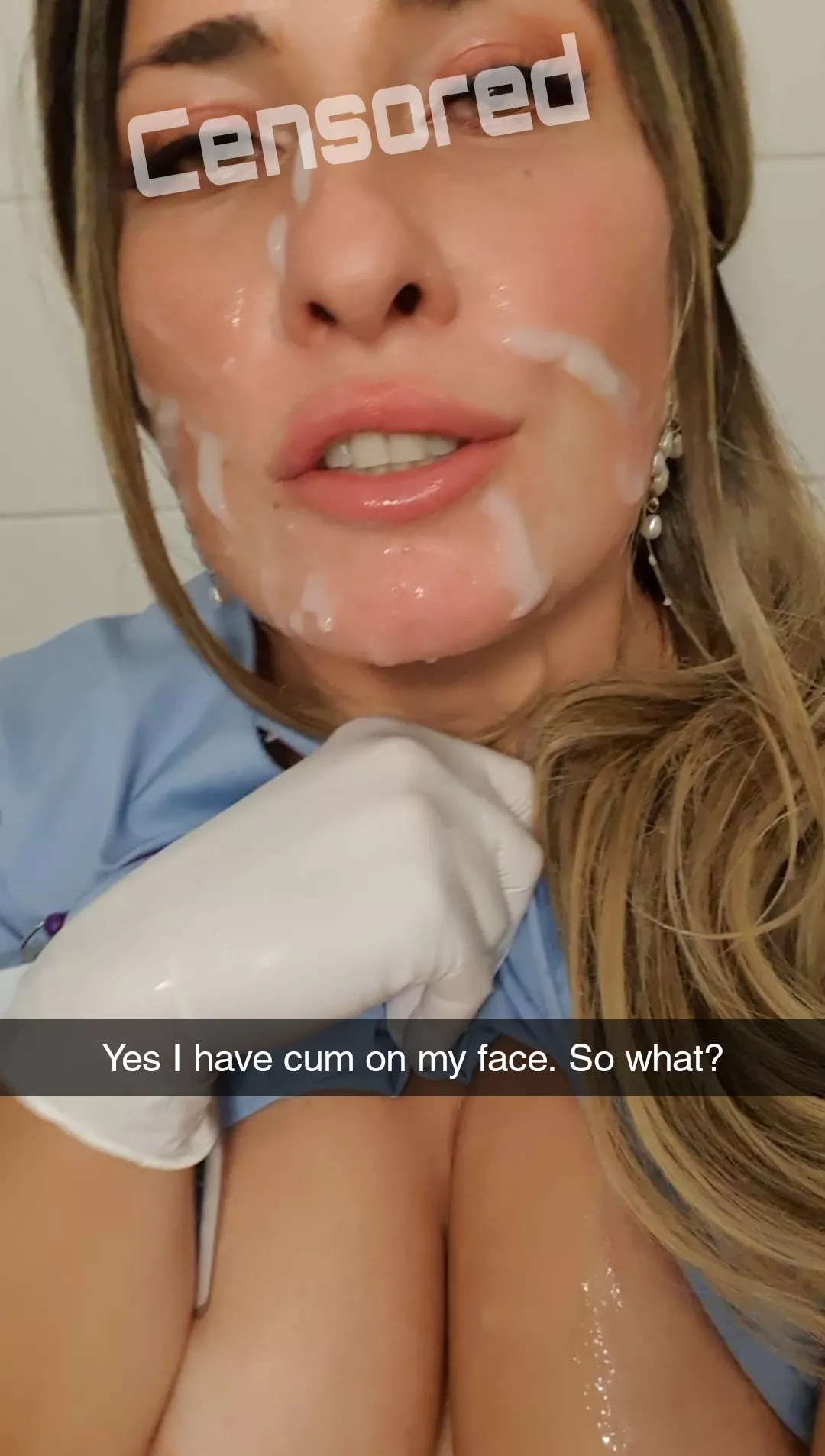 I love being covered in cum