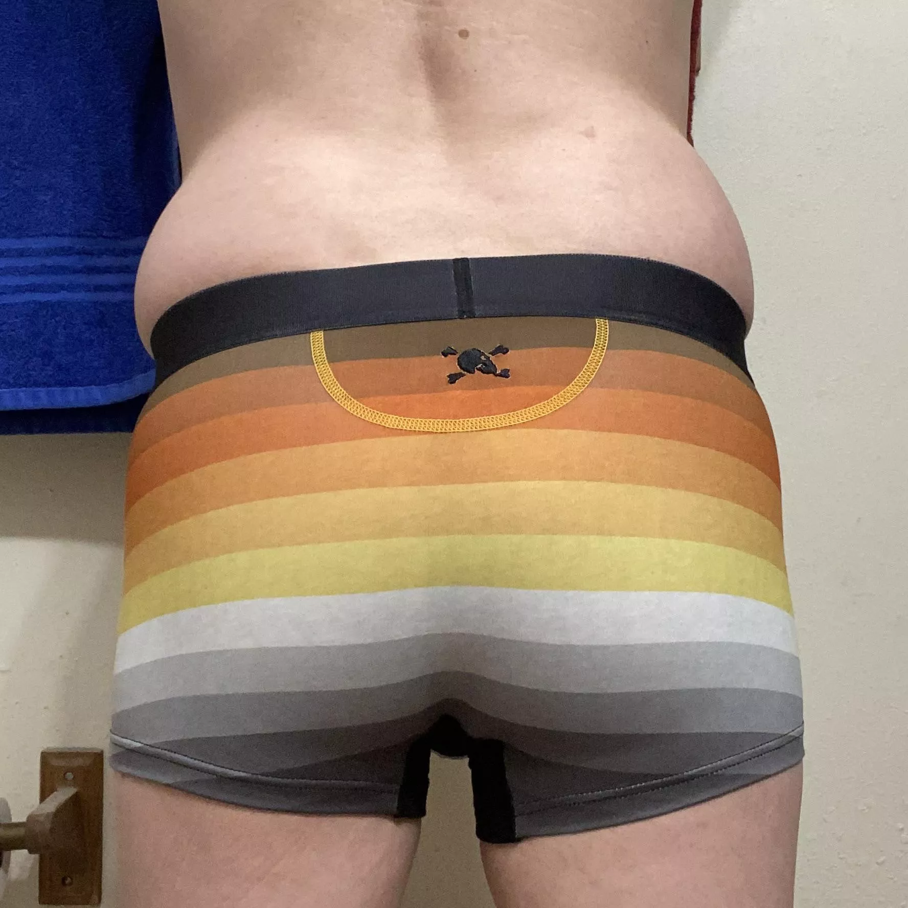 I myself am not a bear (I like to shave) but man do I love me some bears. Here’s my new bear pride underwear to show my love!!