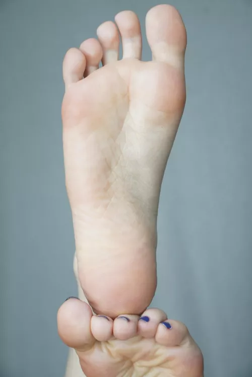 I think we would both enjoy you licking my soles 🤭