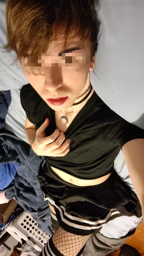 I tried lipstick for the first time