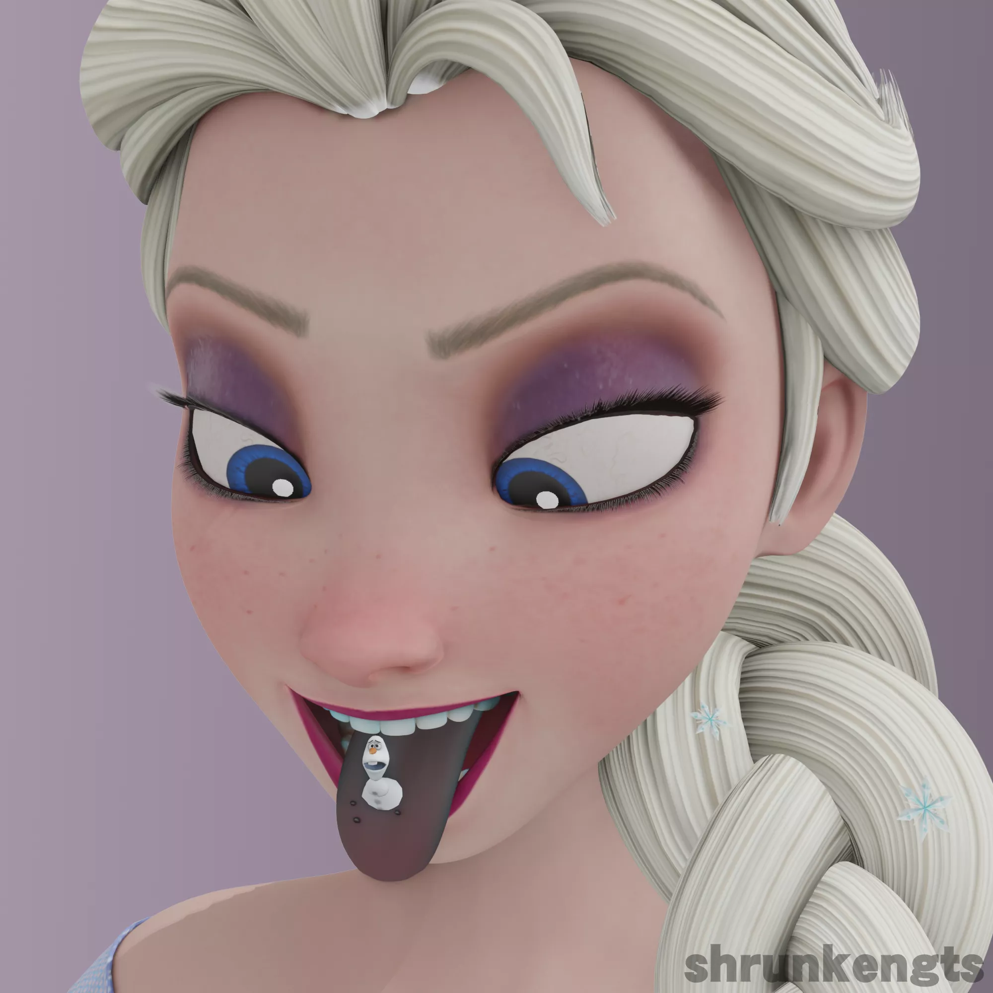 {image} Elsa's Tongue Dissolves Olaf