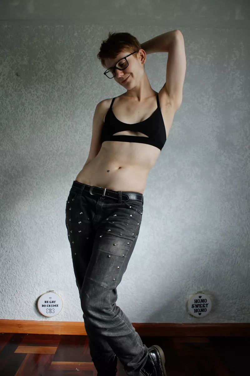 Just bein' a shy little dork ^^