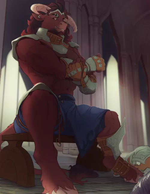 Minotaur Commission [for hire] (my art)