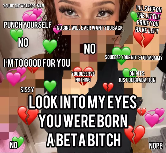 mommys back to make you cry sissy