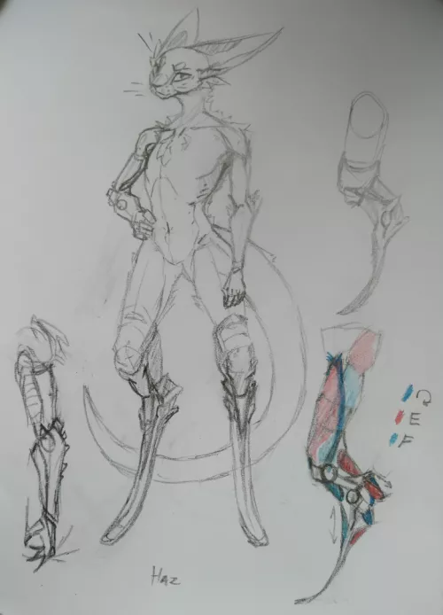My augmented OC concept art