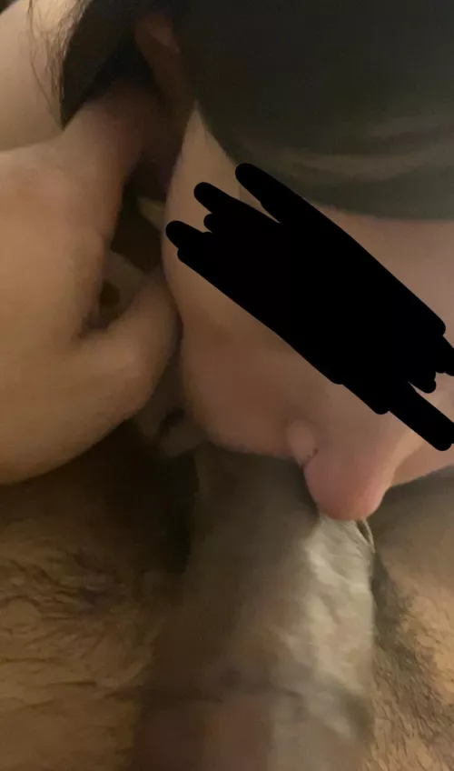 Neighbours wife comes over to worship (m)y dirty balls (f)irst thing in the morning