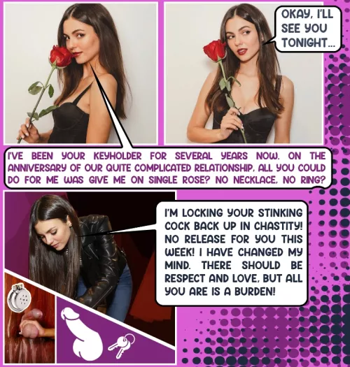 no necklace, no ring...