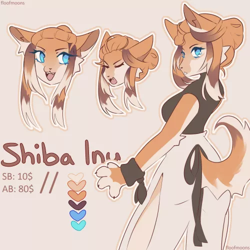 open shiba inu adoptable! by me