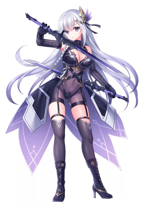 Purple Sword Girl [sacraneco][original]