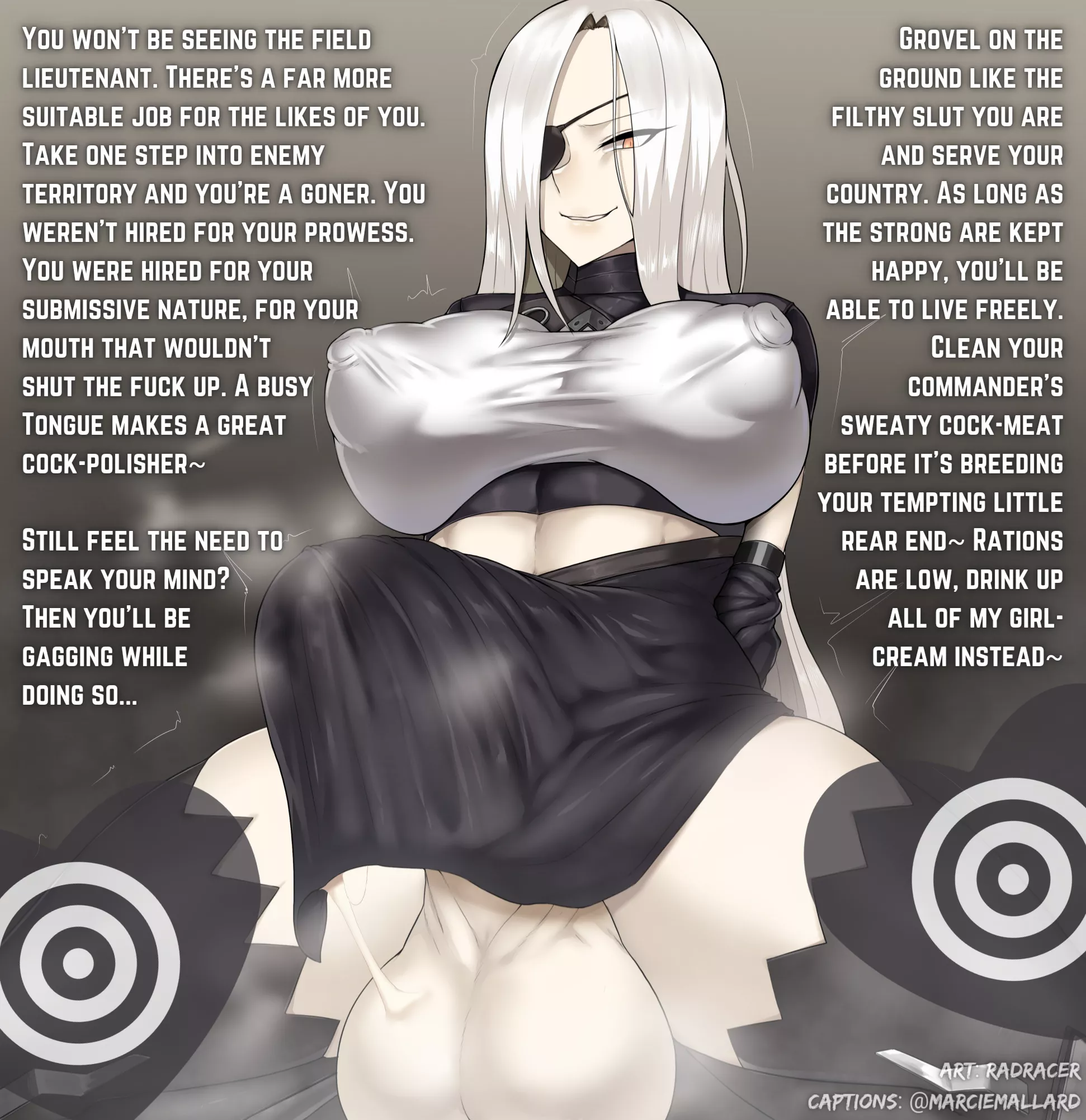 Serve your country~ [Futanari] [Dubcon] [Musk] [POV]