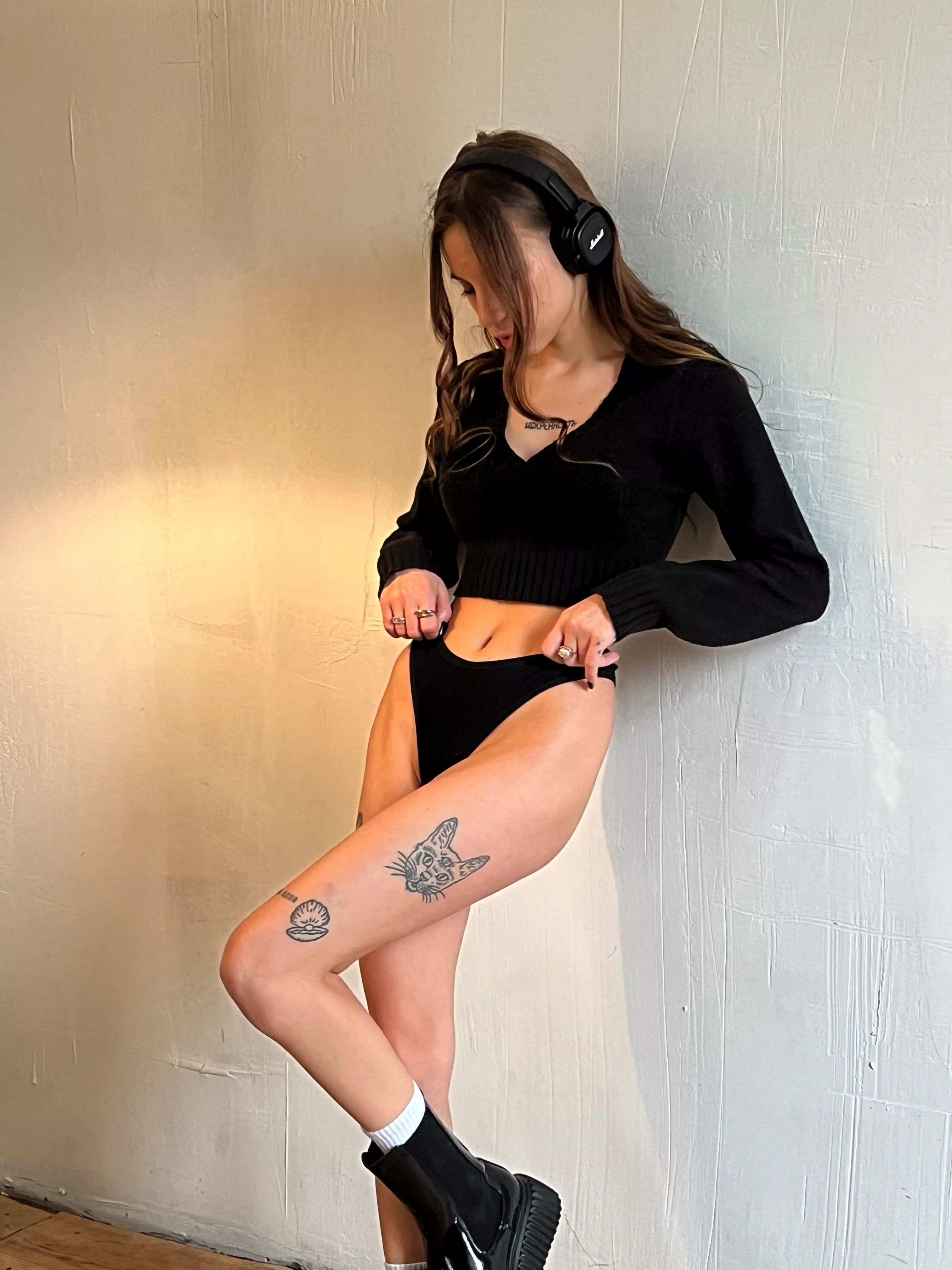 Squeeze my boobs and I'll take your dick in my hands