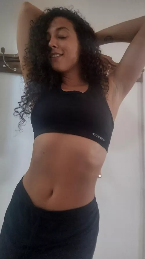 stretching and relaxing