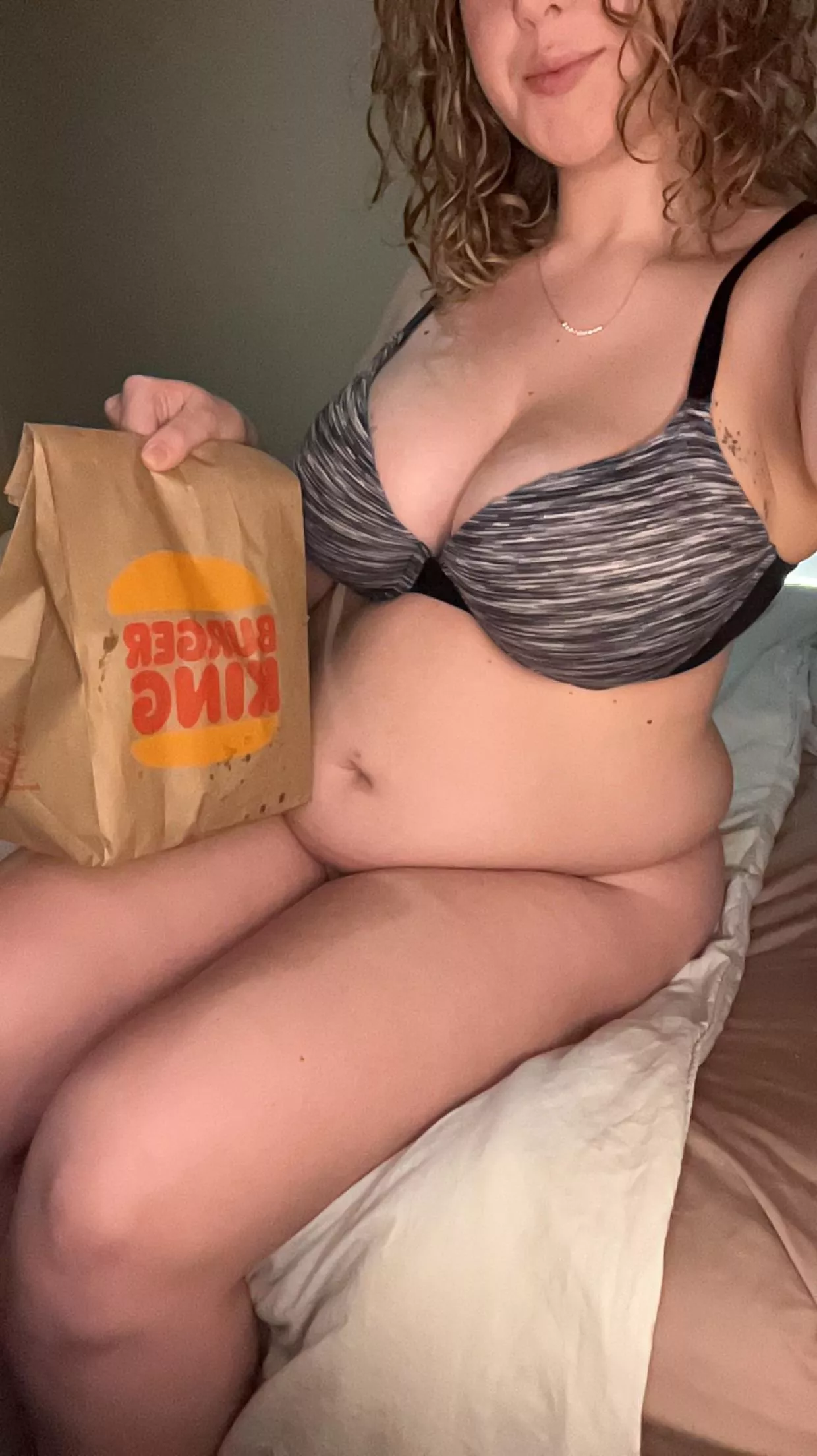 Stuffed myself with Burger King 🐷🐷
