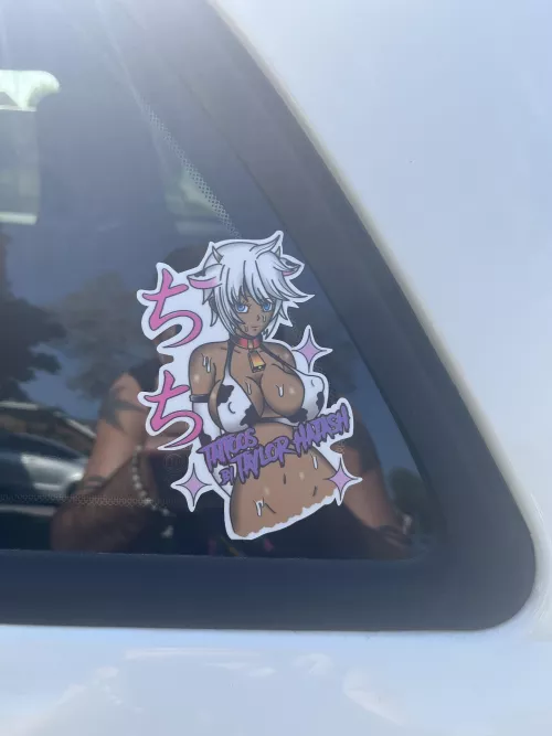 This post is getting hate over at r/Abarth. What do you guys think? Good sticker for Li’l Dippy?