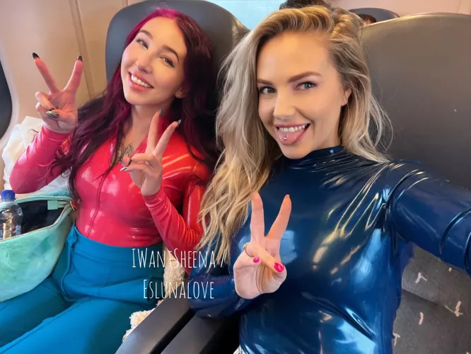 Wanna sit with us in the train.