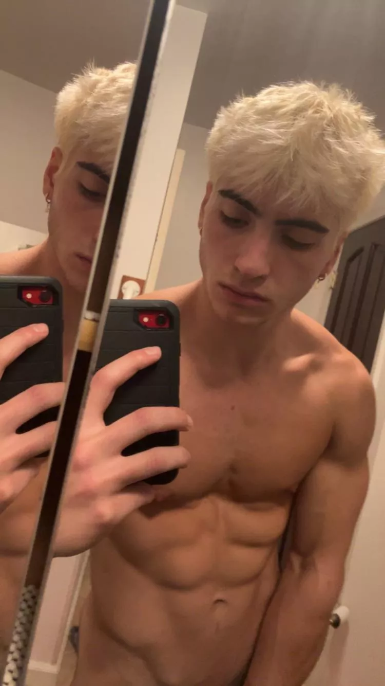 What do you think of the bleach blonde?