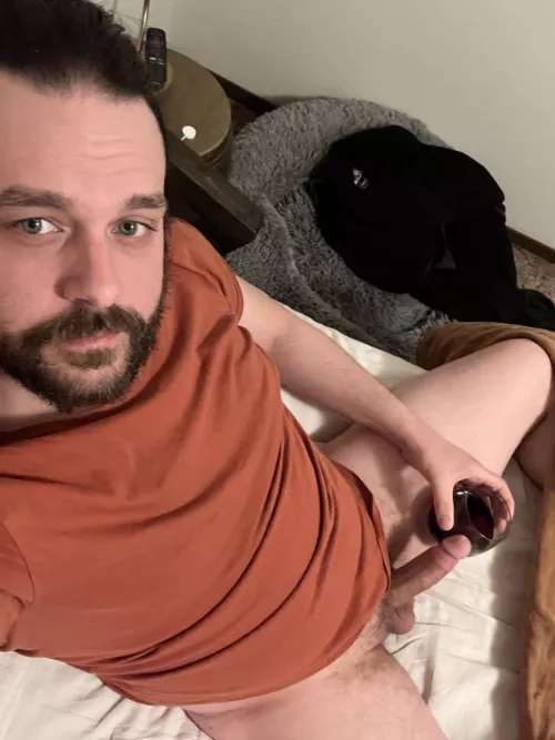 Wine and no pants. A perfect night [35]