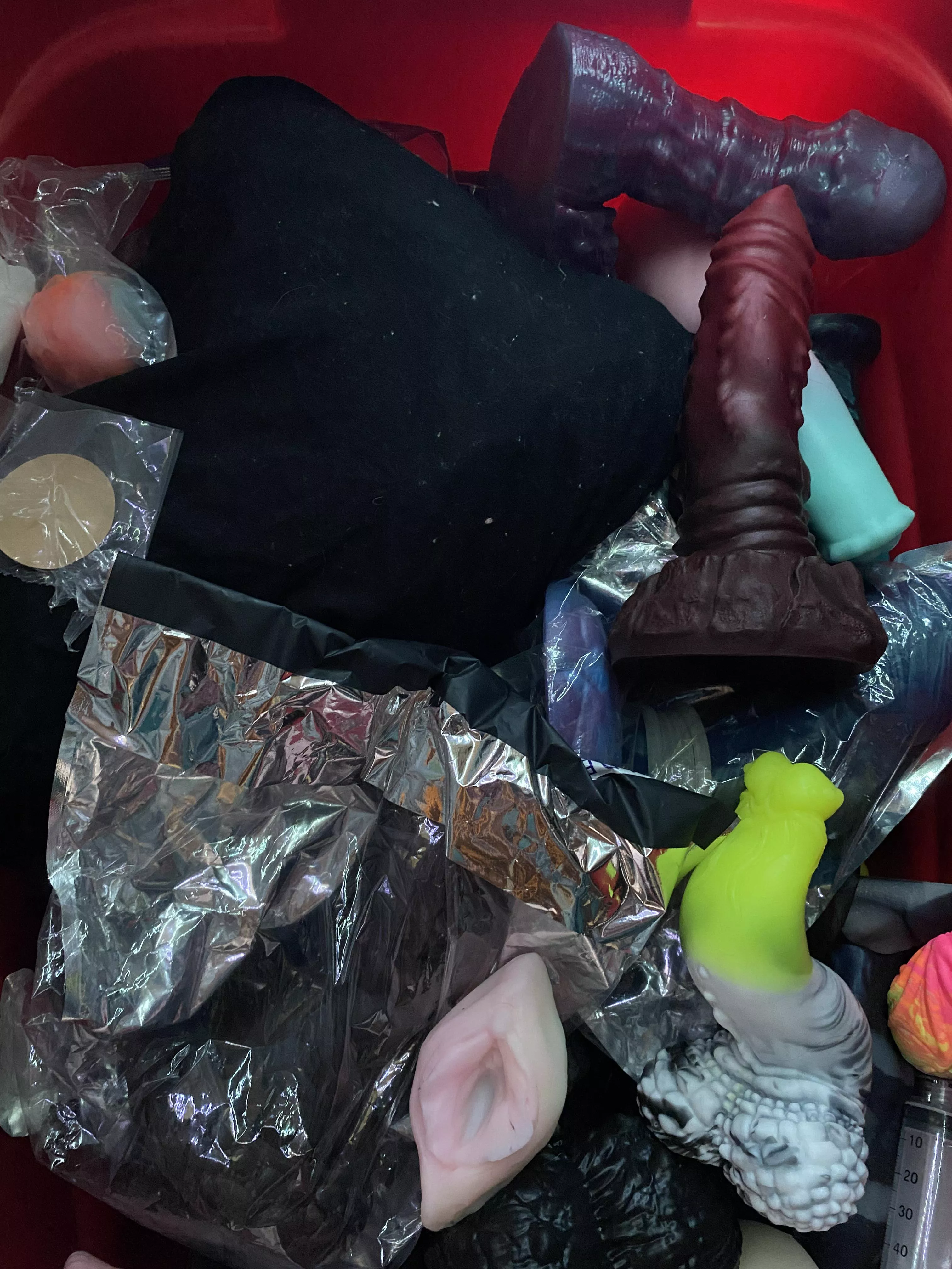 Wonder if anyone can guess how many toys I’ve got in here