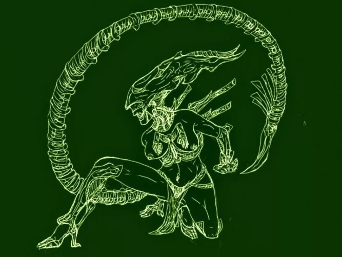 Xenomorph Queen Dom, by me (2017)