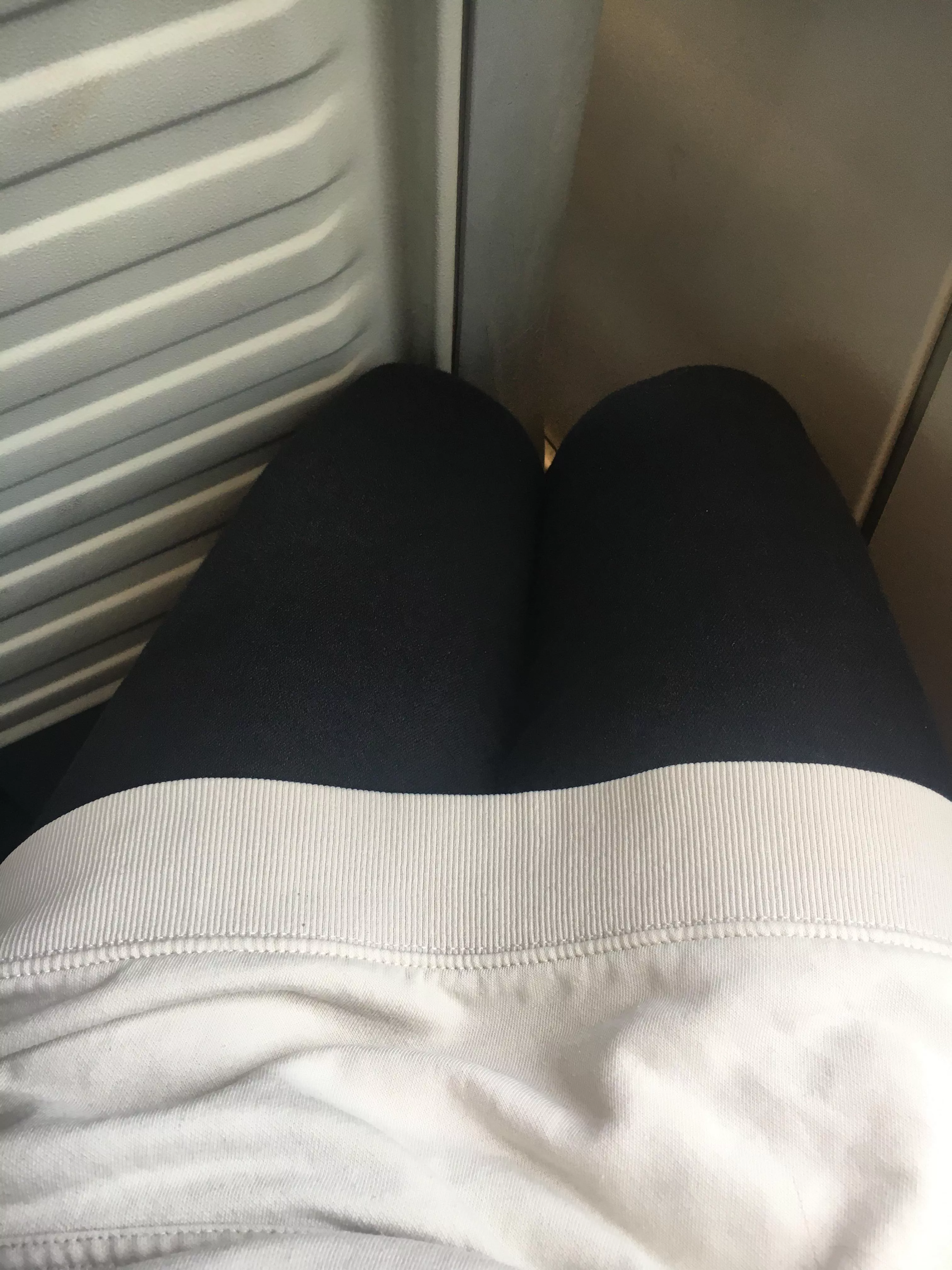 2 hours long train ride. The guy next to me kept checking out my thighs so I thought sharing is caring 🥰