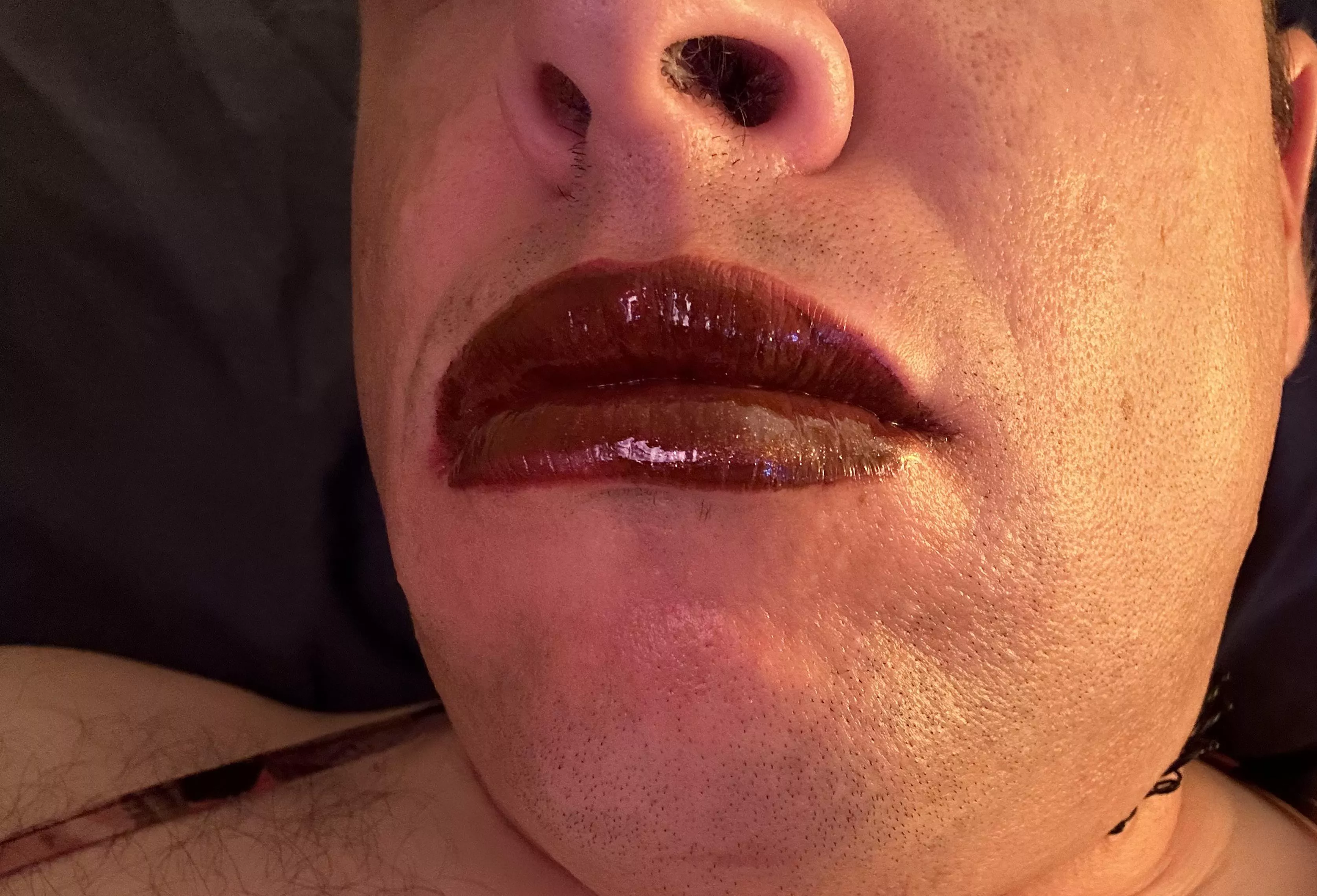 Any guys like my lipstick?