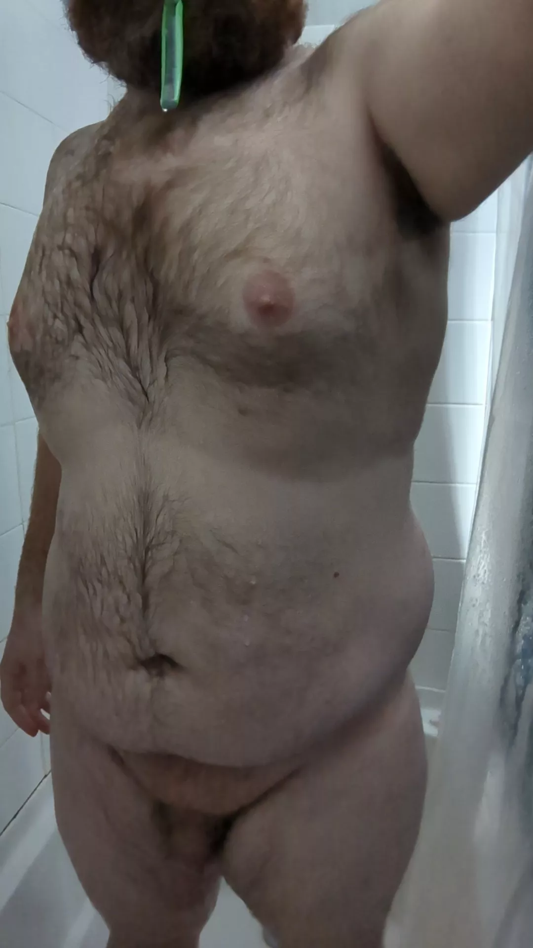 anyone else brush their teeth in the shower?