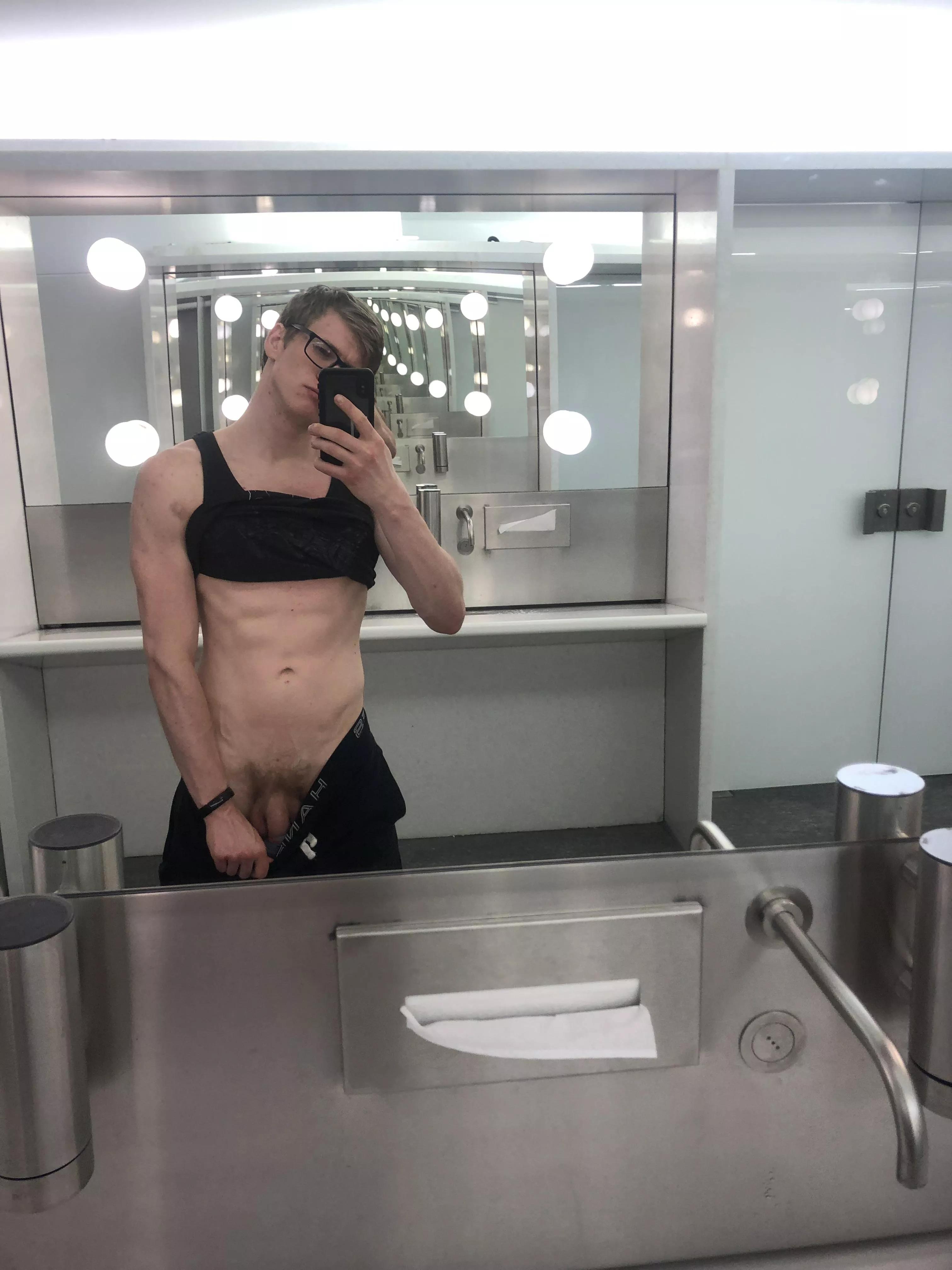 Bathroom at the Louvre museum in Abu Dhabi