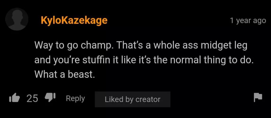 bruh, what a thing to say.