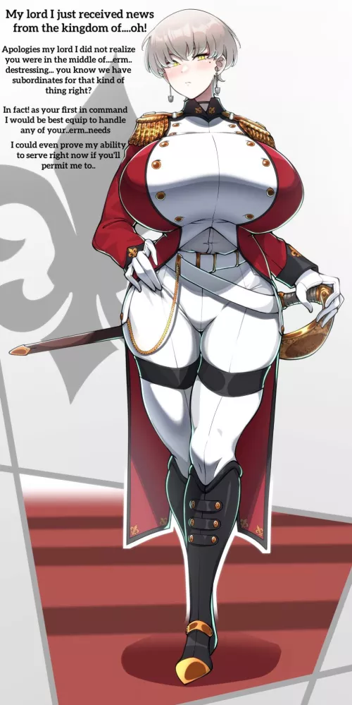 Caught by a subordinate (military)(coworkers)(medieval)(implied sex)(tnsrk612)