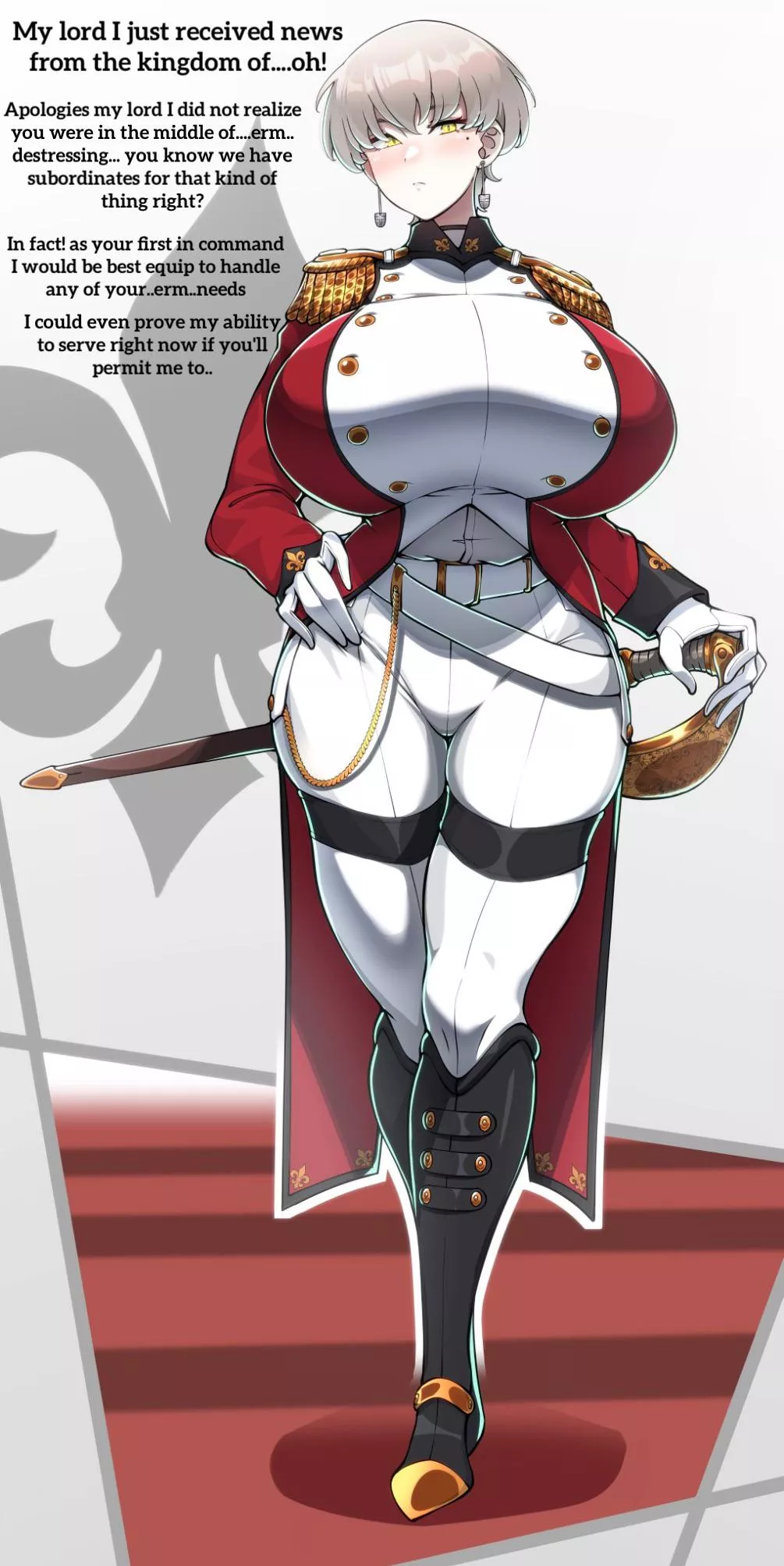 Caught by a subordinate (military)(coworkers)(medieval)(implied sex)(tnsrk612)