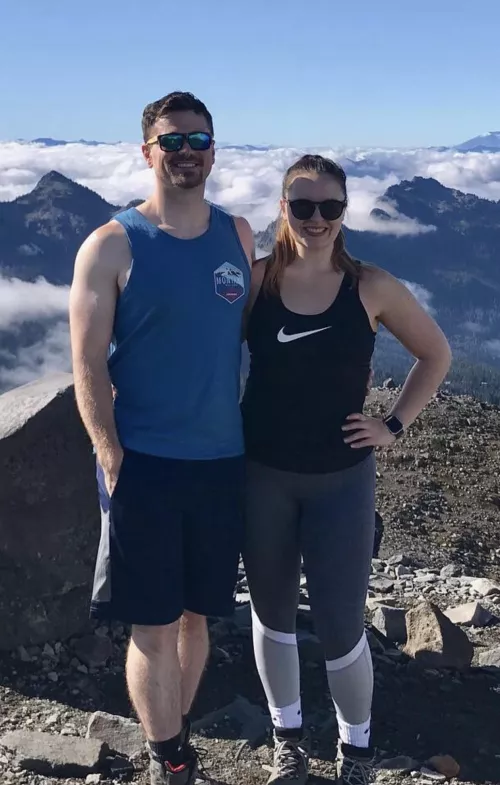 Come hiking with us and then hike my man’s pants down later 😋