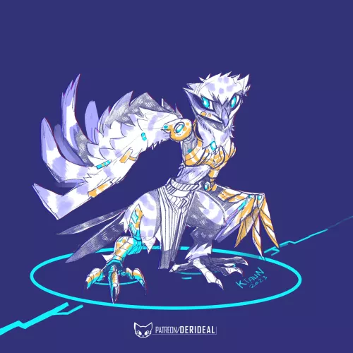 cyber owl (art by me)