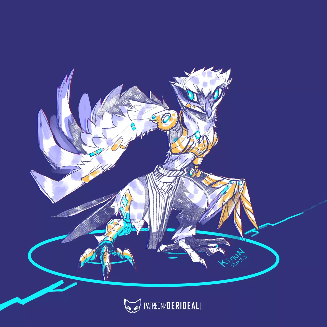 cyber owl (art by me)