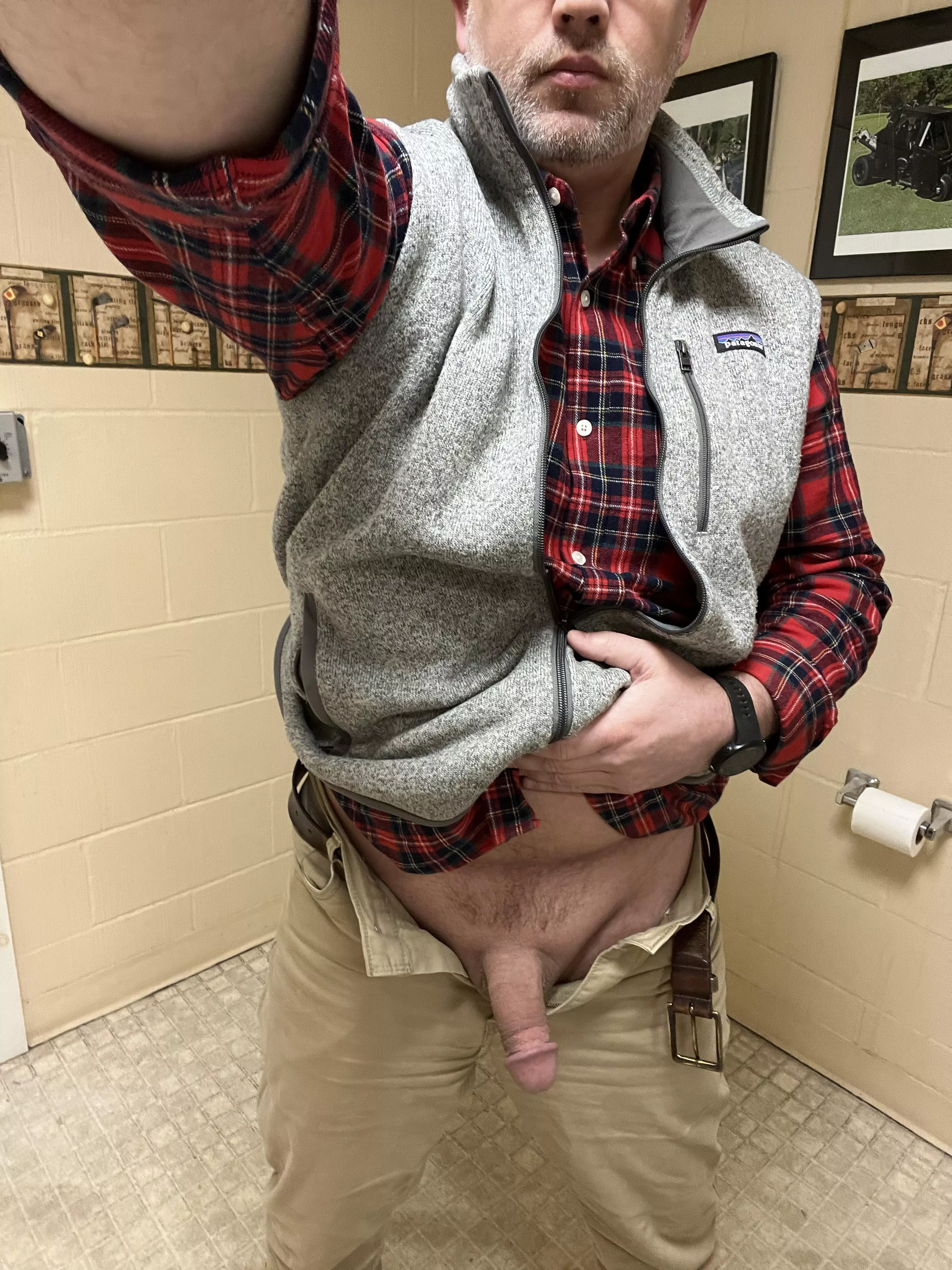 Dad (50) that loves going to work without any underwear