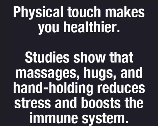 Does anyone wonder if a lack of physical touch potentially lead to the kink?