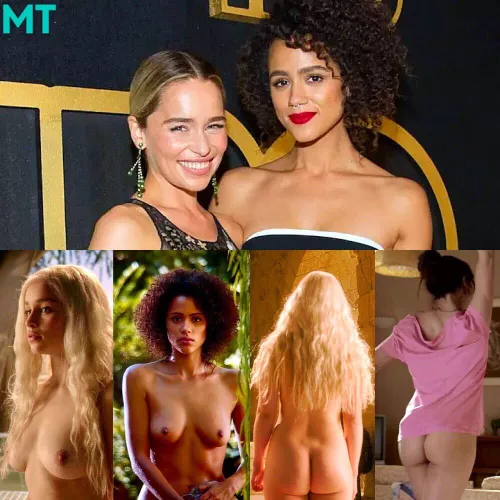 Emilia Clarke and Nathalie Emmanuel