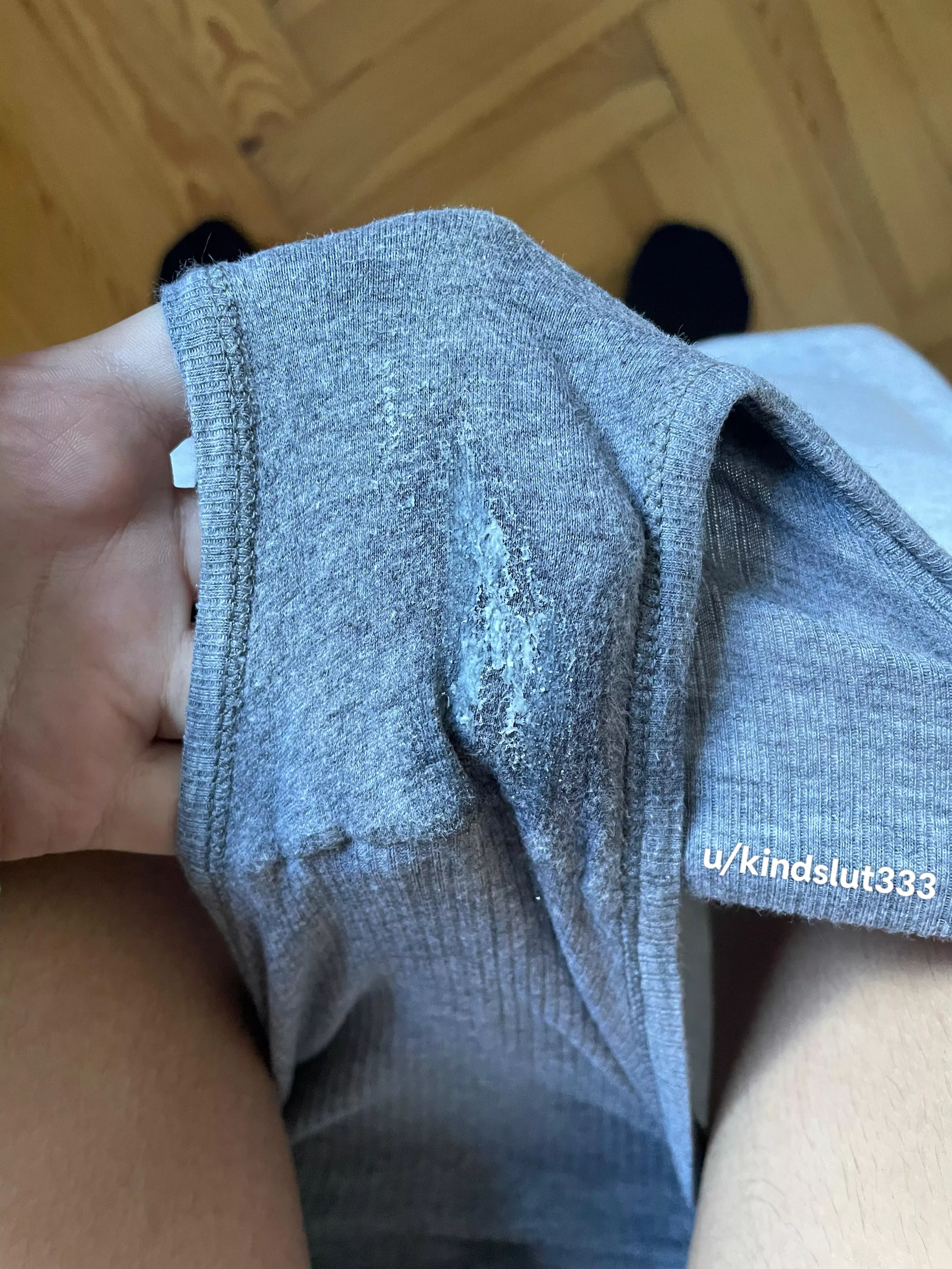 Feeling this coming out of my pussy made me so horny