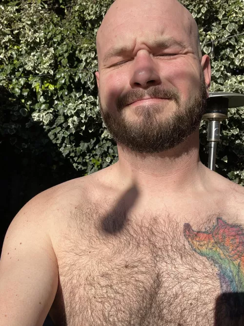 Getting a little sun in before all the rain!