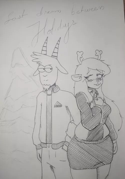 guys, i think this character could pass the cover sketches to finally start drawin' the comic what do you think?[noelle,Thomas(regular show]