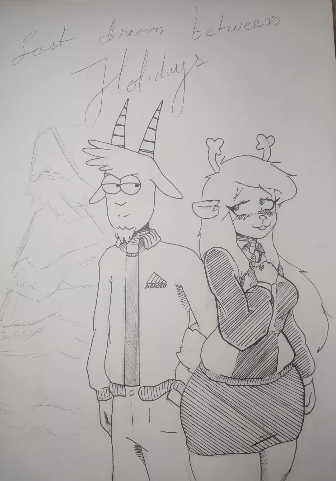 guys, i think this character could pass the cover sketches to finally start drawin' the comic what do you think?[noelle,Thomas(regular show]